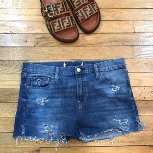 Gap Cut Off Festival Distressed Shorts